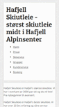 Mobile Screenshot of hafjellskiutleie.no