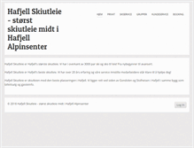 Tablet Screenshot of hafjellskiutleie.no